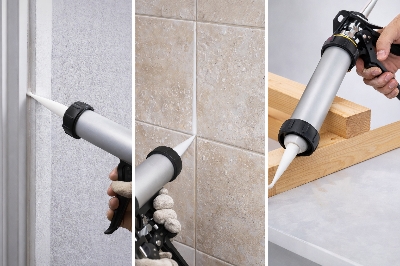 Picture of Heavy Duty Aluminium Caulking Gun – Hand Silicone Sealant Gun (480 x 65 x 190mm)
