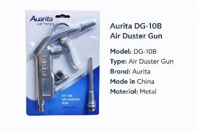 Picture of Auarita DG-10B Air Duster Gun – Professional Air Blow Gun for Cleaning & Dust Removal - Silver