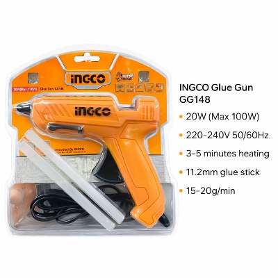 Picture of INGCO GG148 Professional Hot Glue Gun - Yellow
