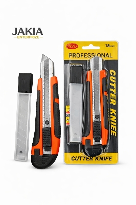 Picture of 18mm Professional Cutter Knife – Utility Box Cutter with Extra Blade