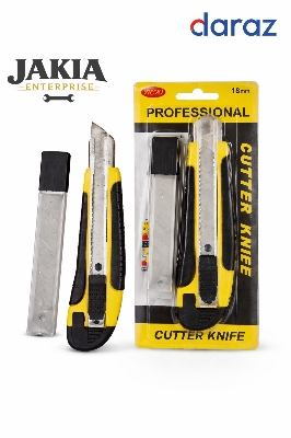 Picture of 18mm Professional Cutter Knife – Utility Box Cutter with Extra Blade