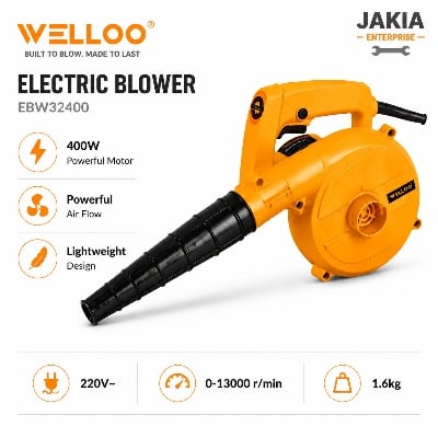 Picture of WELLOO 400W Electric Blower Machine Powerful Air Dust Cleaner for Home, Computer & Workshop Cleaning