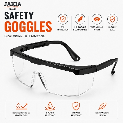 Picture of Safety Goggles Protective Eyewear Clear Safety Glasses Dust Splash & Impact Resistant - Multicolor