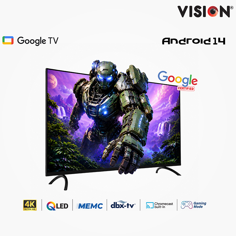 Picture of Vision 50" QLED Google TV 4K PQ6 Galaxy Plus