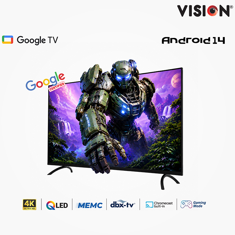 Picture of Vision 43" QLED Google TV 4K PQ6 Galaxy Plus