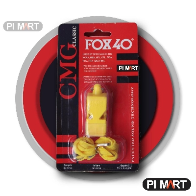 Picture of Fox 40 Classic whistle Key Finder Football Referee Whistle Fox Brand 40 Whistle