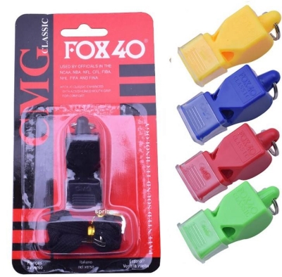 Picture of Fox 40 Classic whistle Key Finder Football Referee Whistle Fox Brand 40 Whistle