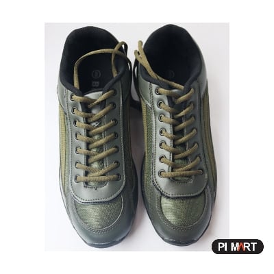 Picture of Running Sneakers olive green - Shoes Casual Lace-Up -  Running Shoes For Men - sneakers