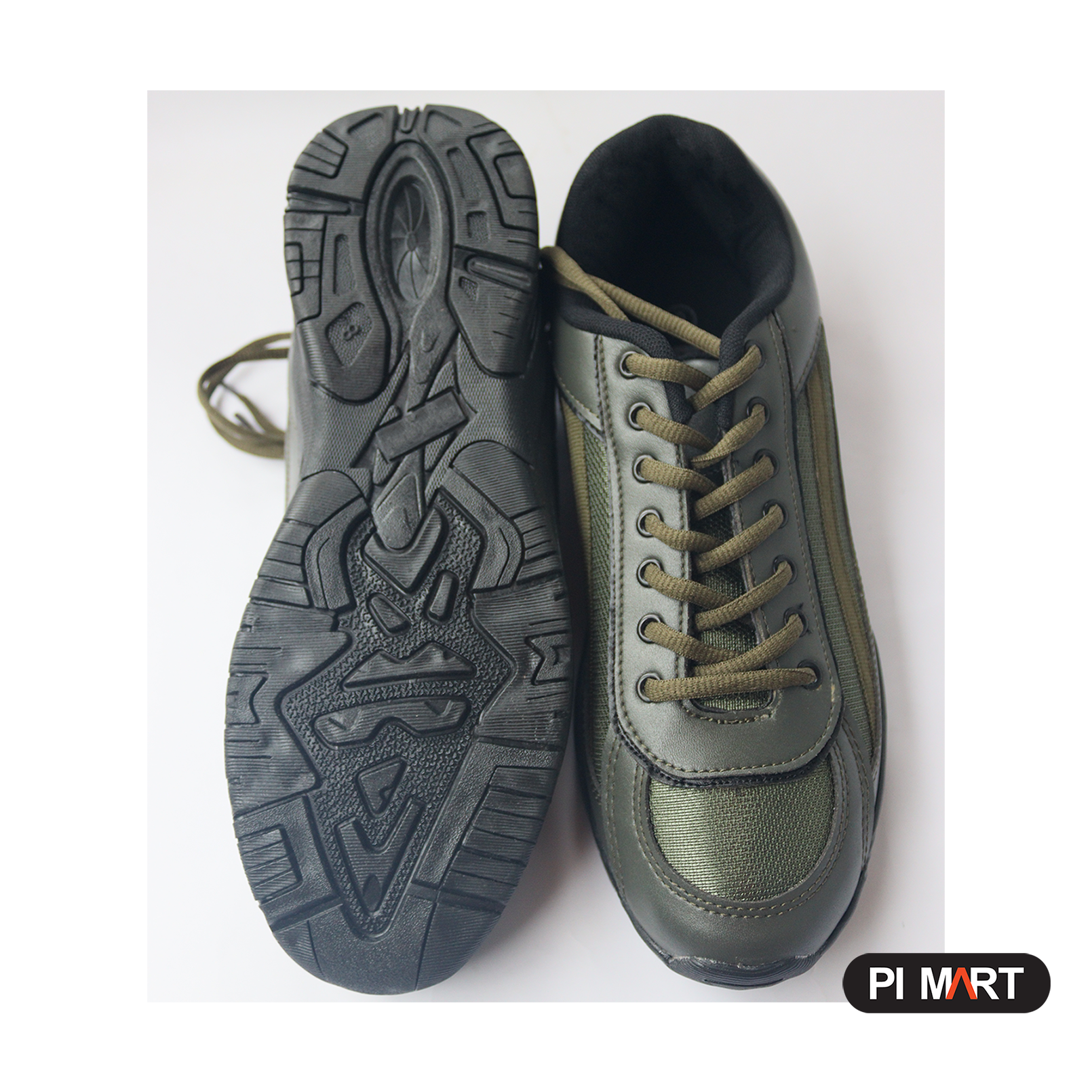 Picture of Running Sneakers olive green - Shoes Casual Lace-Up -  Running Shoes For Men - sneakers