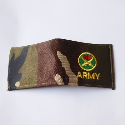 Picture of Wallet For Men - Camo Color Fabric Wallet - Money Bag  For Men