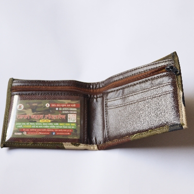 Picture of Wallet For Men - Camo Color Fabric Wallet - Money Bag  For Men