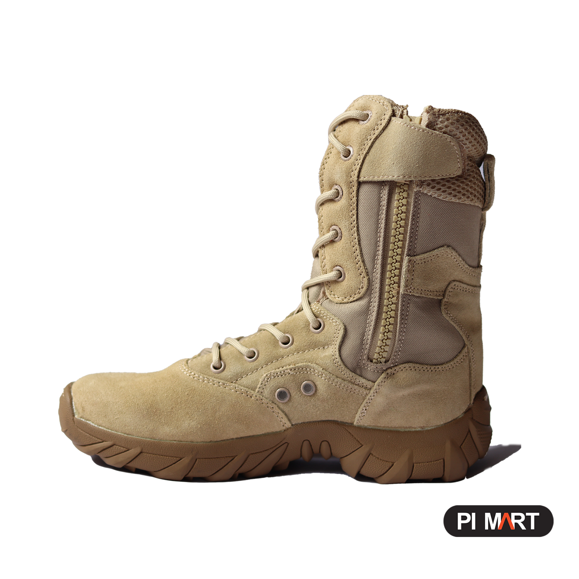 Picture of Desert Tan Sand  High boot- brown anklet boots for men _ Biker Fashion brown Desert boots