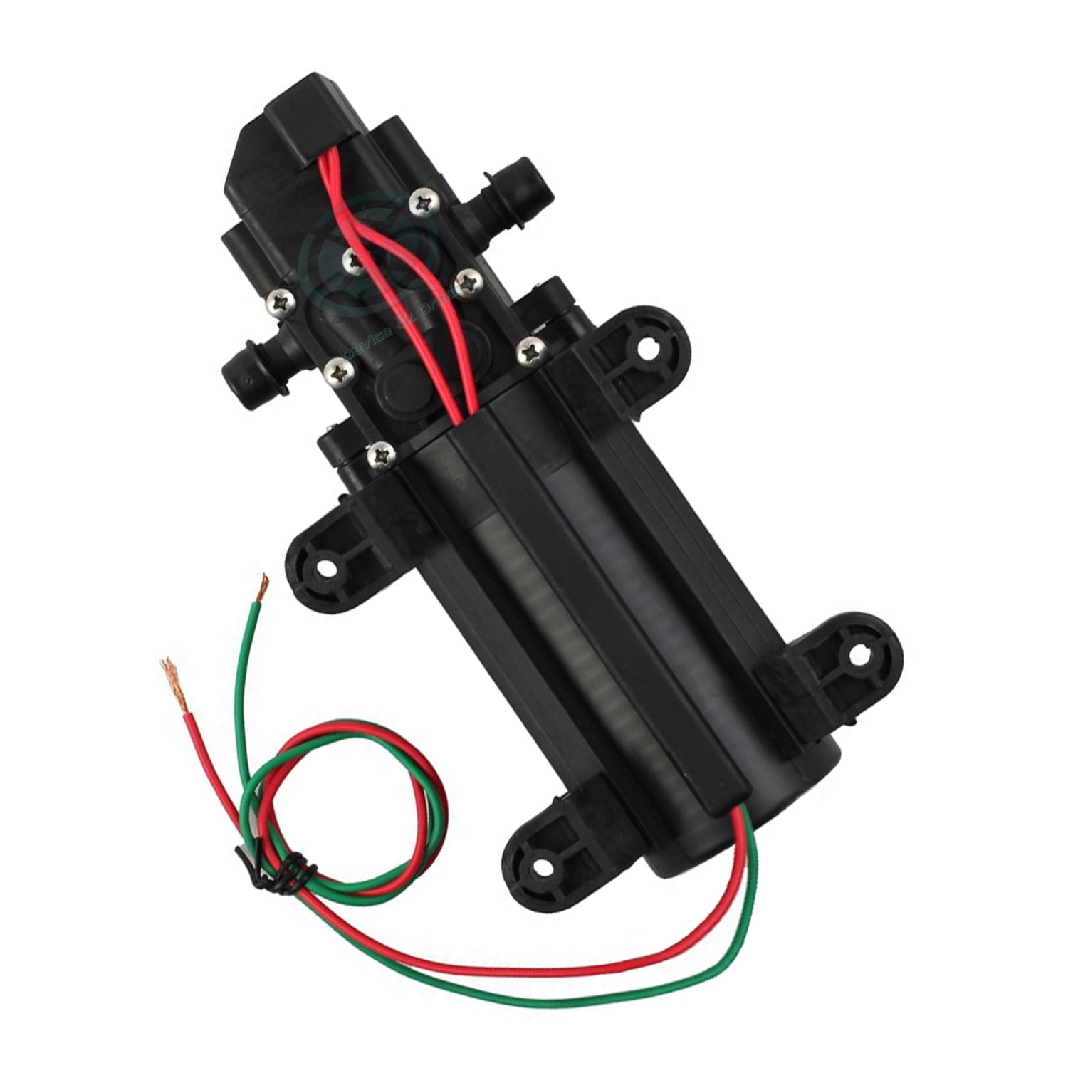 Picture of Micro Diaphragm High Pressure Water Pump Automatic Switch 130PSI DC 12V to 24V (Black,0.2)