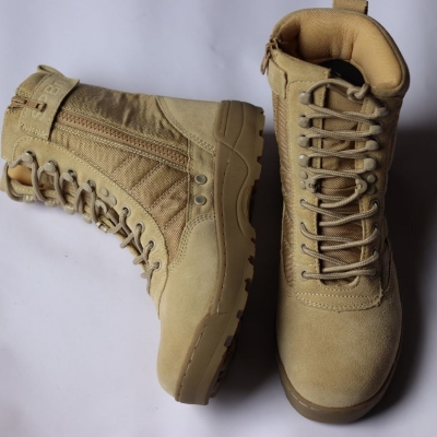 Picture of Boots Outdoor Male Boots | Hiking Shoes Men Tactical Brown Ankle Boots  | Outdoor Work Boots Brown