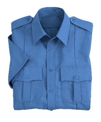Picture of Security Guard Uniform Shirt with Shoulder Epaulets and Security Logo - Professional Look - Comfortable And Stylish