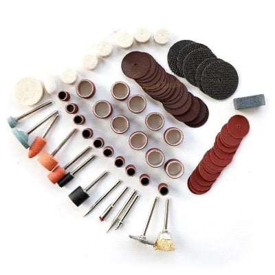 Picture of 105 Piece Rotary Power Tools Mini Drill Kit set (Multicolor)