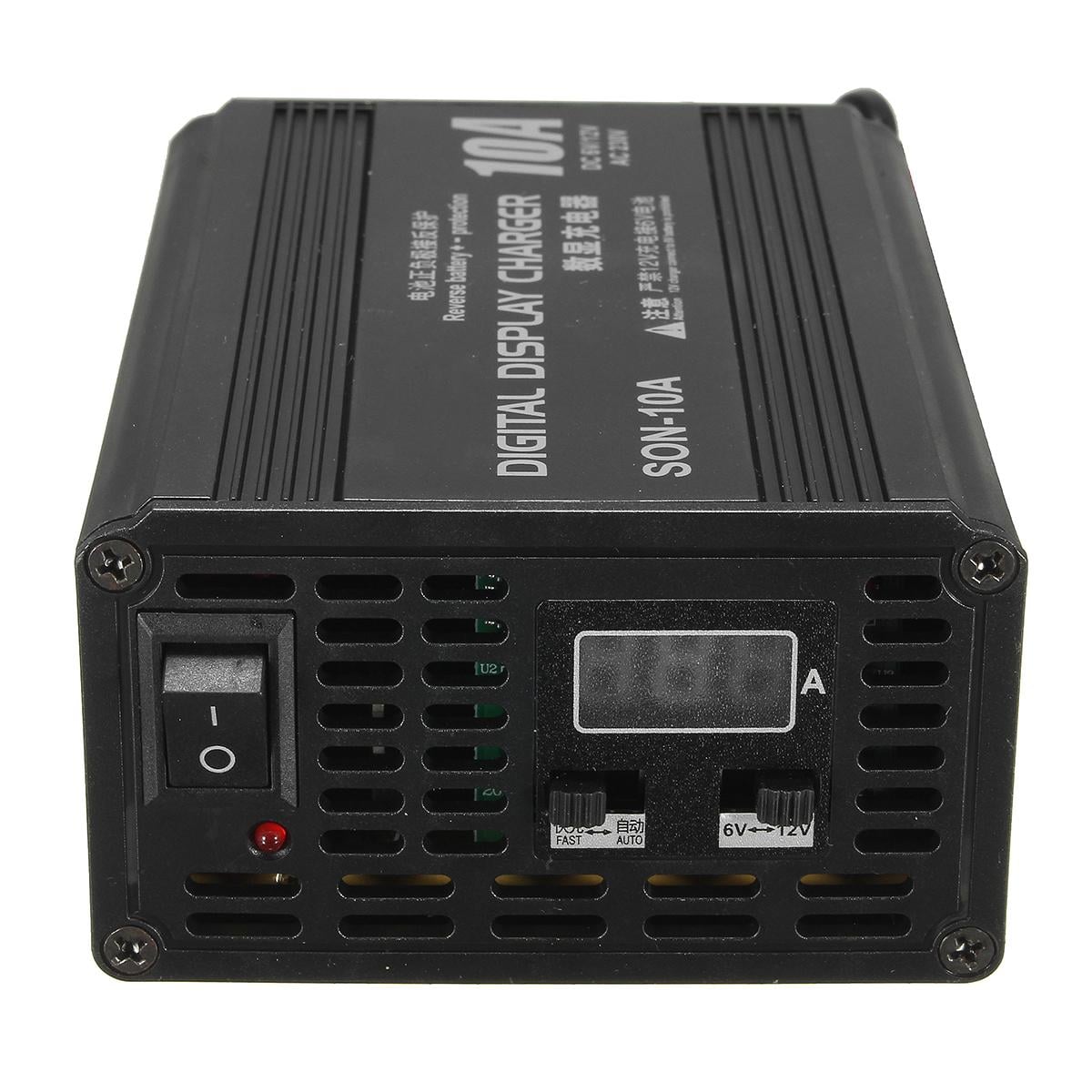 Picture of 10A Automatic Digital Display 12V & 6V Battery Fast Charger (Multicolor)