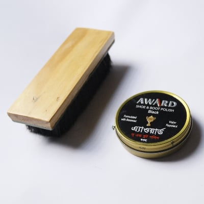 Picture of BOOT Shoe Polish+ Cow hair Brush for Shoes Cleaning- Trendy and Stylish, Simple To Use And Maintain, Very Premium Product