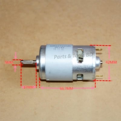 Picture of DC 12-18V High Torque 775 Motor 4000-9000 rpm (Silver)