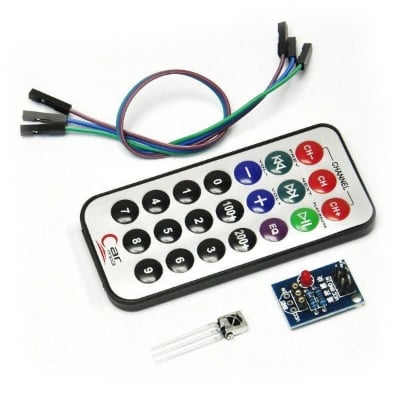 Picture of IR Remote Control Module With Infrared HX1838 Receiver For Arduino or Others Use (Multicolor)
