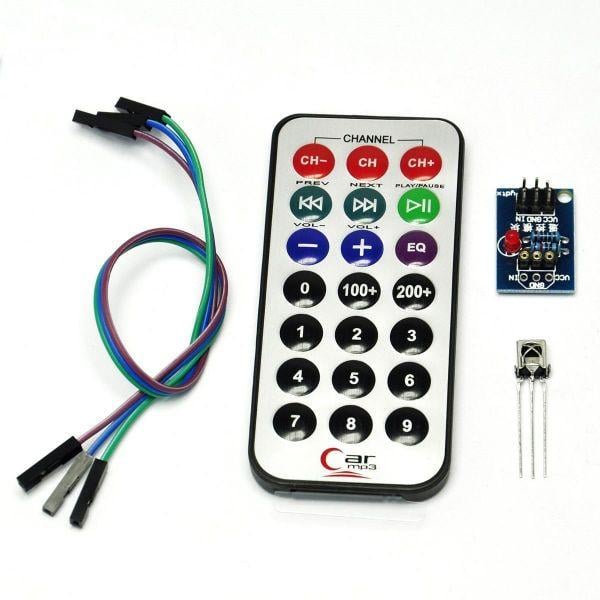 Picture of IR Remote Control Module With Infrared HX1838 Receiver For Arduino or Others Use (Multicolor)