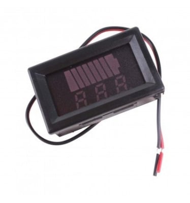 Picture of 12V Battery Voltage & Charge Capacity Level Indicator Module (Multicolor)