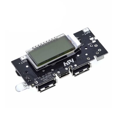 Picture of Dual USB 3.7V to 5V 1A & 2.1A Power Bank First Charger Module (Multicolor)
