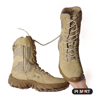 Picture of Enchanting - Sand Brown anklet boots for men-Military tactical long boots for men 100% Leather - Exceptionally beautiful and finely crafted
