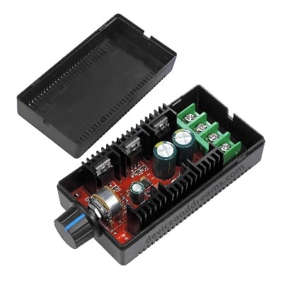 Picture of 40A PWM Speed Controller With Switch 9V to 50V For DC Motor (Multicolor)