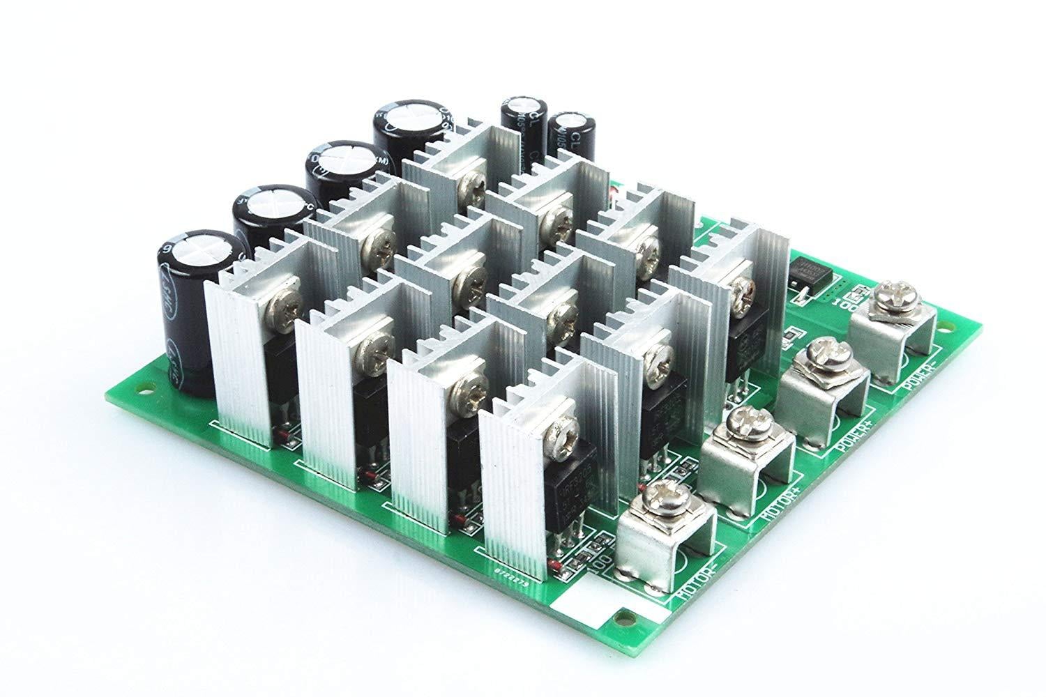 Picture of 60A High Power PWM Speed Controller / DC Dimer With Switch 9V to 60V For DC Motor or High Power LED (Multicolor)