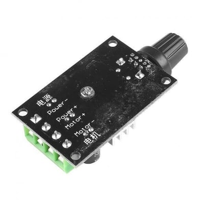 Picture of 5V - 28V 3A PWM Motor Speed Controller DC Dimer With Switch (Multicolor)