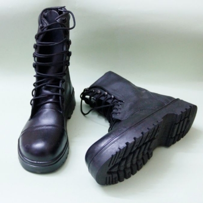 Picture of Leather long boots-  Cow leather Boots for Men- Rubber sole  Boots -100% Leather + ( Free Socks )