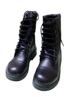 Picture of Leather long boots-  Cow leather Boots for Men- Rubber sole  Boots -100% Leather + ( Free Socks )
