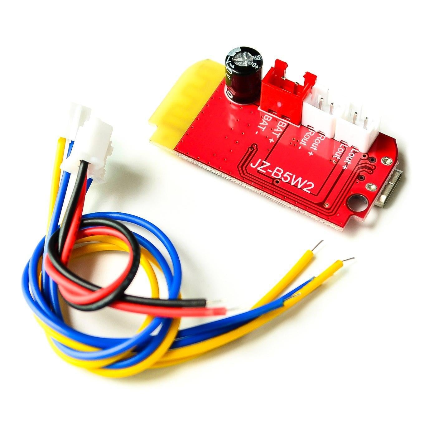 Picture of CT14 4.2 Bluetooth 5V 2A Mini Stereo Power Amplifier Board Module 5W+5W (Multicolor)
