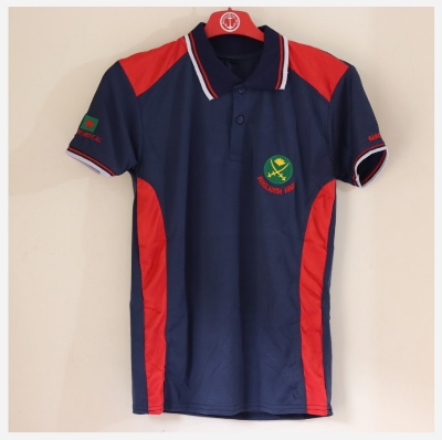 Picture of Collar Polo Shirt Embroidered - Short Sleeved Casual Slim - Men's Polo Shirt