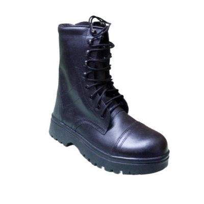 Picture of Leather Drill Hard sole Boots for Men - Cow Leather Black Boots - Leather Long Boots For Men Boots + Free Socks
