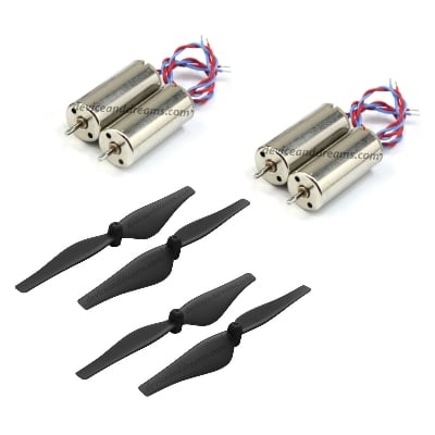 Picture of 8520 Magnetic Coreless Motor With ABS Blade (2 Cw and 2 Ccw) 4 set (Multicolor)