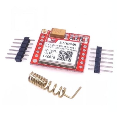 Picture of SIM800L G P R S & G S M Module With Antenna For DIY Work RC Projuct (Multicolor)