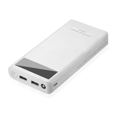 Picture of High Quality QC 3.0 Type C Dual USB 7x18650 Battery DIY First Charging Power Bank Case Kit Box for Smartphone (White)