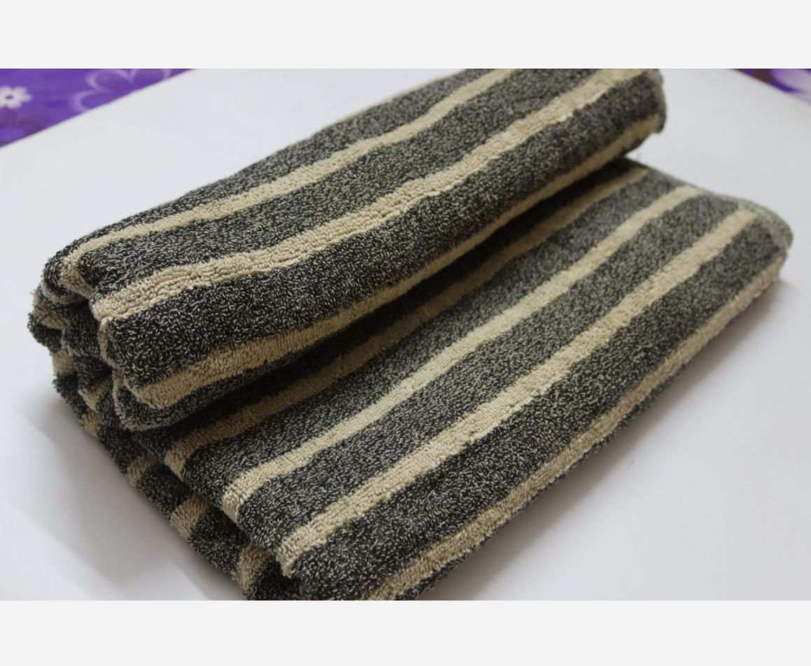 Picture of Striped Soft Bath Towel Cotton- Premium Quality Large Bath Towel - 30 inch by 60 inch  Large Bath Towel