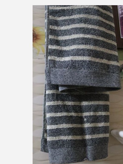 Picture of Striped Soft Bath Towel Cotton- Premium Quality Large Bath Towel - 30 inch by 60 inch  Large Bath Towel
