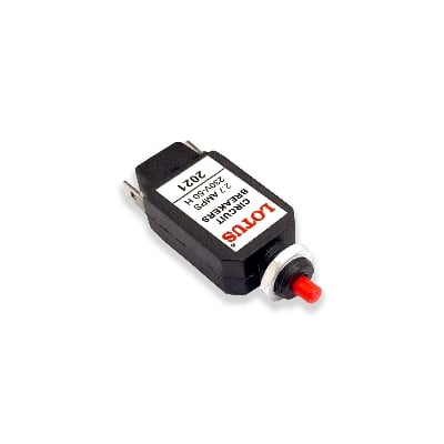 Picture of Push To Reset Circuit Breaker Universal Push To On Fuse Circuit Breaker - Remote Control Switch (2.7A Breaker)