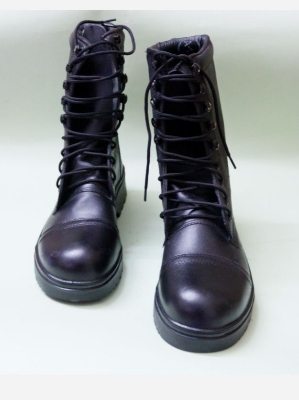 Picture of Leather Long Boots for Men- New Fashion Boots -100% Leather  Black long boots + ( Free Socks )