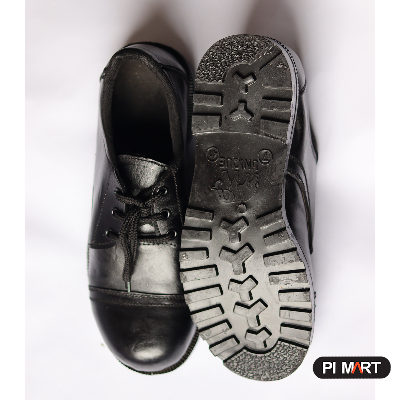 Picture of Leather Safety Boot Steel Toe Safety Shoes Protective Industrial Factory use- Saftey shoe for workers  + ( free Socks )