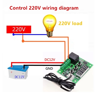 Picture of W1209 + Hygrometer + DC 12V Cooling Fan 4 inch + 12V 5A Adapter Mini Egg Incubator Combo Package for Egg Incubator System XH-M452 XM-18 HTC-2 (0.2)