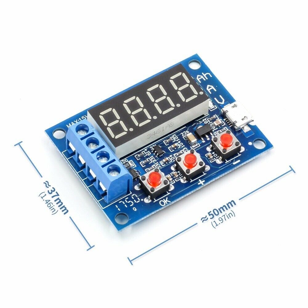 Picture of 3.7Volt Lithium/Laptop Battery Capacity Tester, Authentic Product, Good Quality, With all Accessories HW-586 / ZB2L3 (Multicolor)