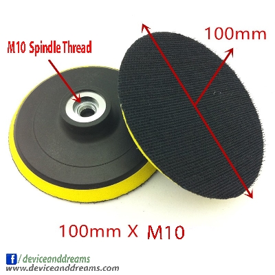 Picture of Grit Sandpapers 4 inch Sanding Disk with 5 pcs with backing pads - Simple to Use (Multicolor)