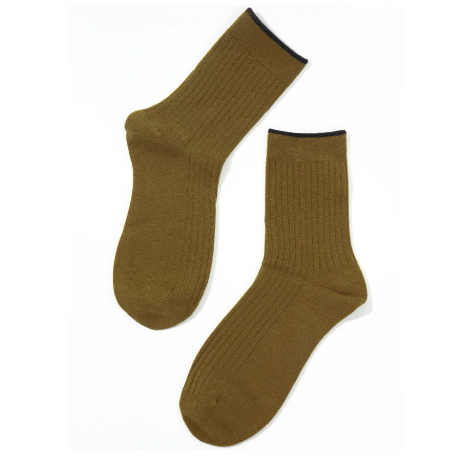 Picture of Premium Quality Long Thick olive Boot Socks - Winter Socks - Keep Warm In Style With Premium Long Thick Boot Socks,