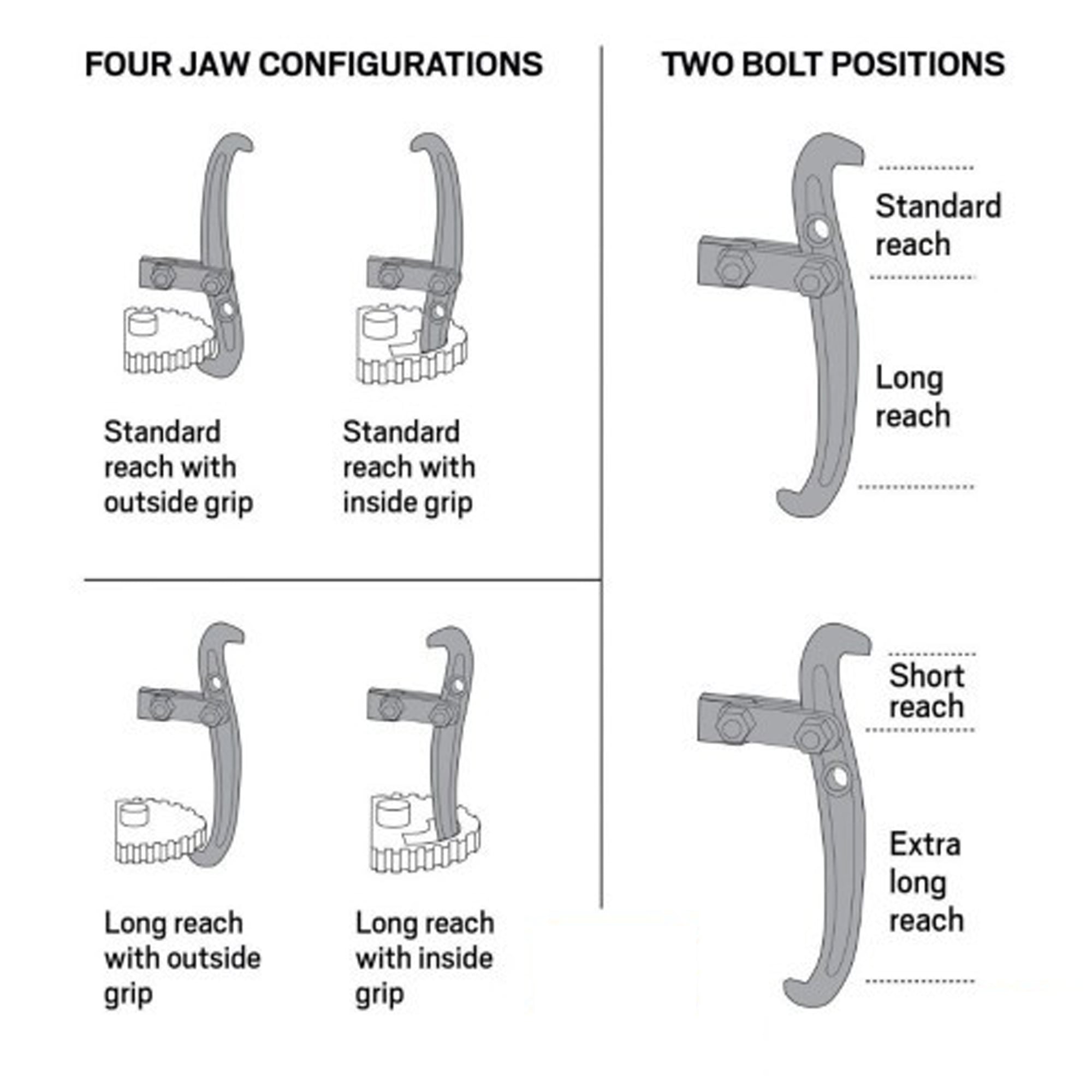 Picture of Bearing Puller Premium Quality 4 Inch 3 Leg 100mm Three-Jaw Multifunctional Puller Universal Bearing Removal Tool Triple-cornered Puller Pulley and Flywheel Removal Tool (Multicolor)