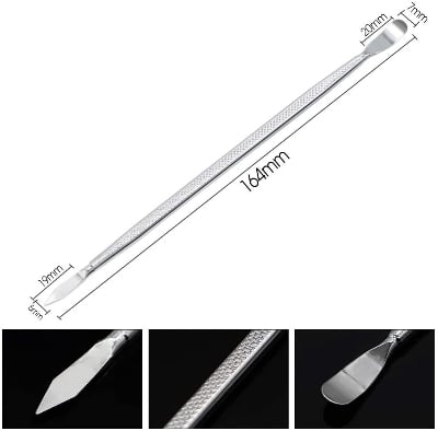 Picture of 3 Pcs Universal Spudger Prying Opening Tool LCD LED OLED TV Computer Laptop Monitor Phone Display Screen Opening Repair Hand Tools (Silver)